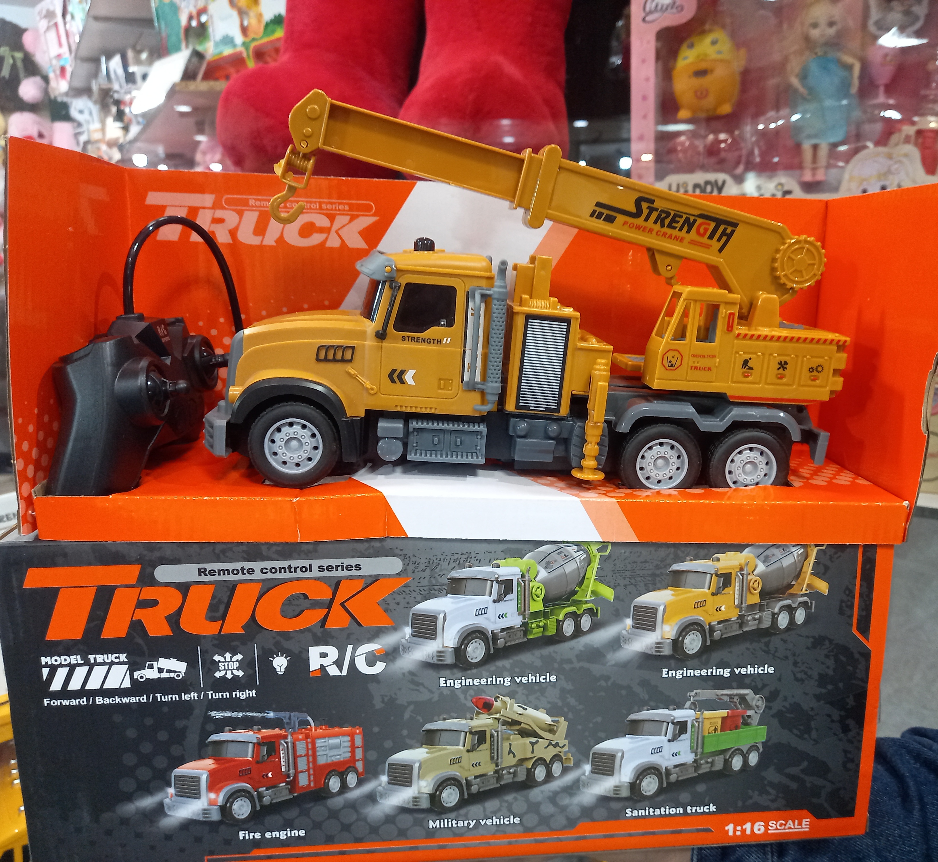 ماشین کنترلی کامیون جرثقیل شارژی