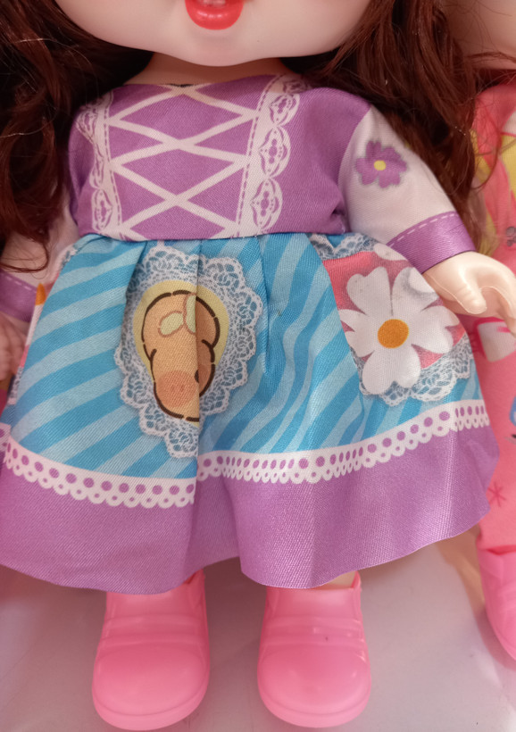 عروسک دختر عینکی موزیکال و وارداتی