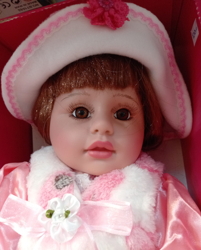 عروسک طرح سرامیکی ۲۰ اینچ آواز خوان