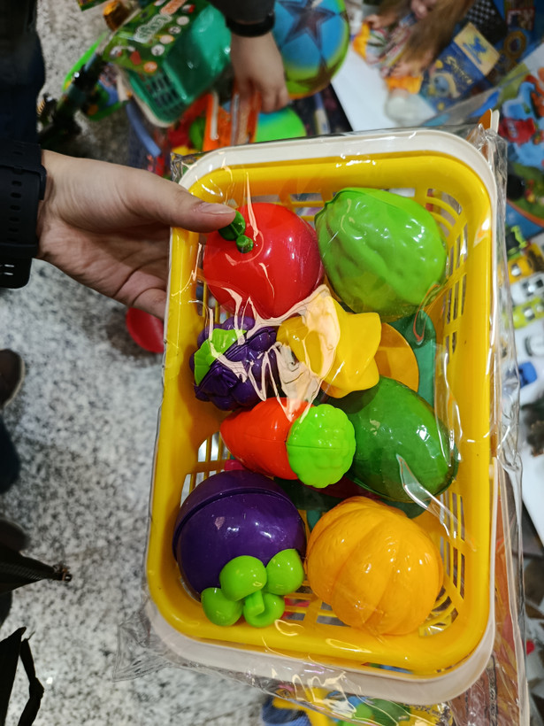 اسباب بازی میوه برشی مدل سبدی